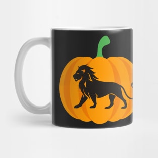 Halloween Jack O Lantern Leo Zodiac Sign Mug